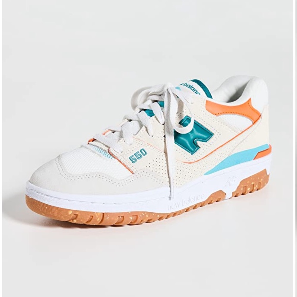 New balance 559 in orange and teal in size 7.5